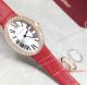 2017 Knockoff Cartier Baignoire Gold Silver Dial Red Leather Strap 25mm Watch (5)_th.jpg